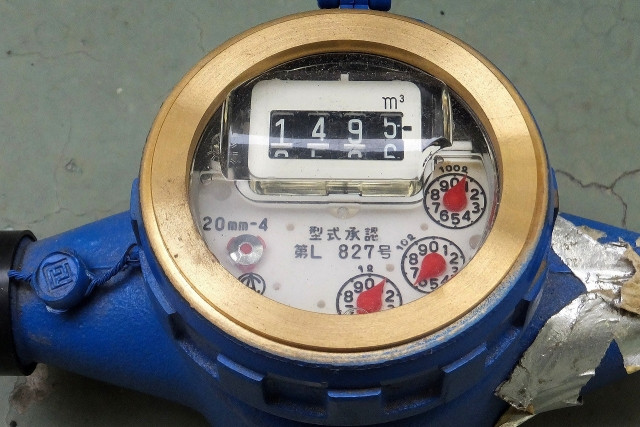 給水管の水漏れは水道メーターで確認できる！